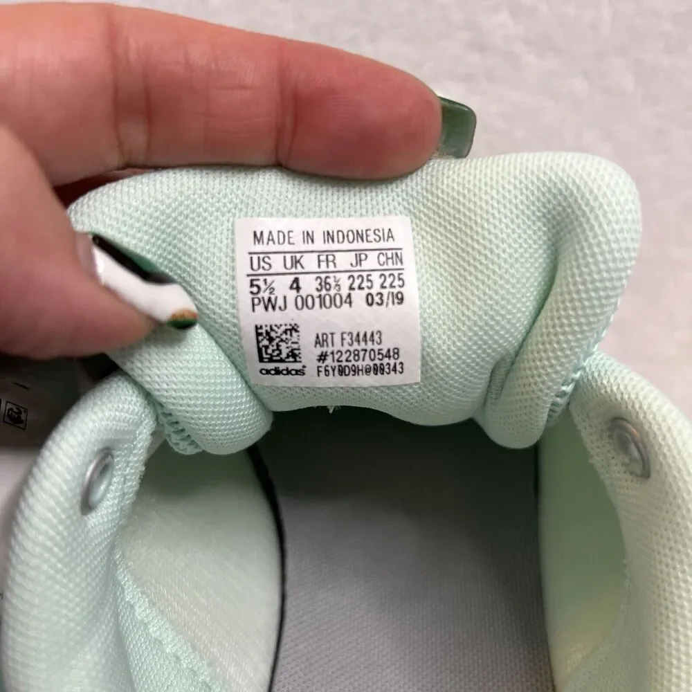 New Adidas VS Advantage Shoe Sneaker Tennis F34443 Ice Mint Mesh Womens Sz 5.5‎